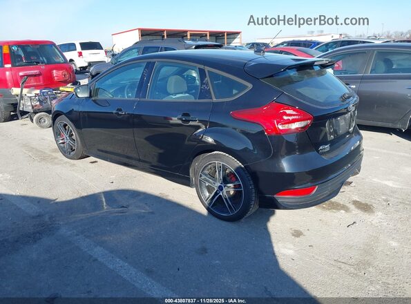 1FADP3L93HL257209 2017 FORD FOCUS ST Black Rear left