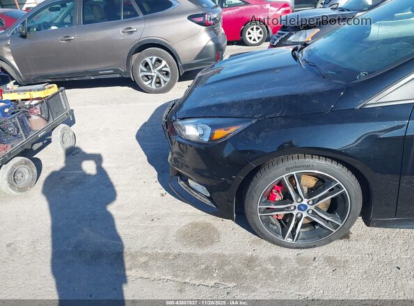 1FADP3L93HL257209 2017 FORD FOCUS ST Black Front view