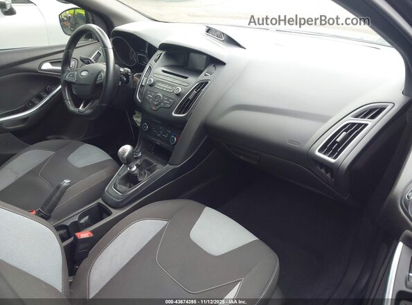 1FADP3L95GL297547 2016 FORD FOCUS ST Gray Widok wnętrza z przodu