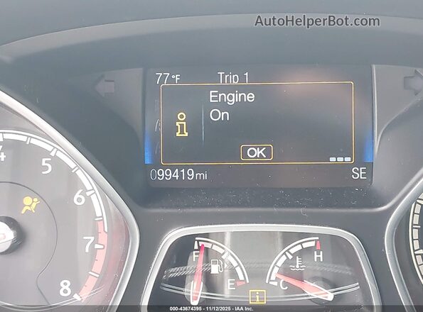 1FADP3L95GL297547 2016 FORD FOCUS ST Gray 