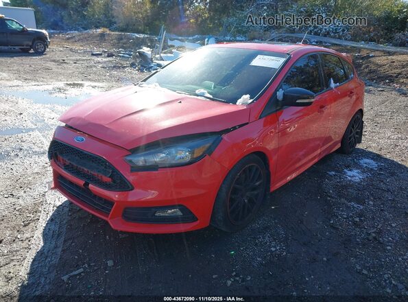 1FADP3L97GL370949 2016 FORD FOCUS ST Красный Передняя левая четверть