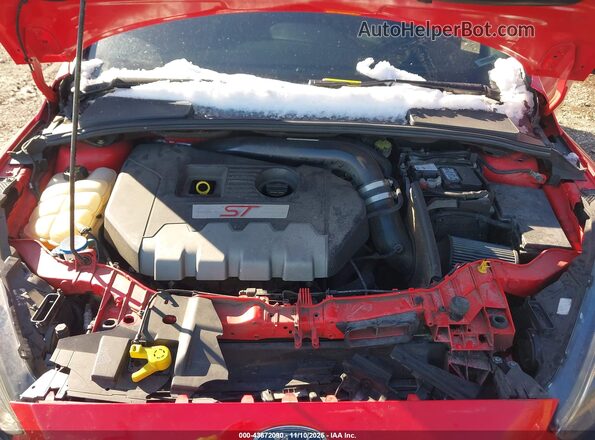 1FADP3L97GL370949 2016 FORD FOCUS ST Красный Вид сзади