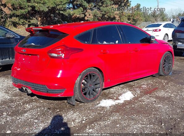 1FADP3L97GL370949 2016 FORD FOCUS ST Красный Задняя правая четверть