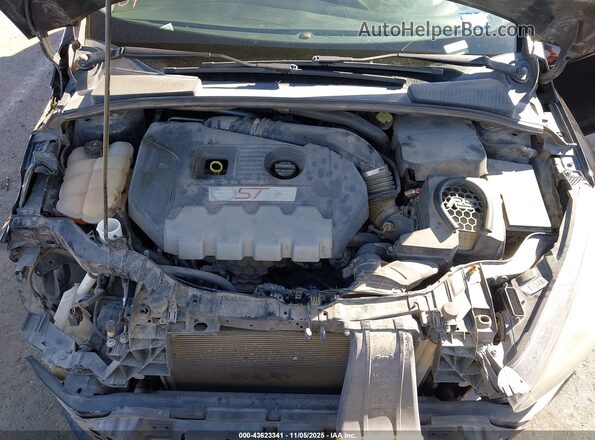 1FADP3L97GL374354 2016 FORD FOCUS ST Black Вид ззаду