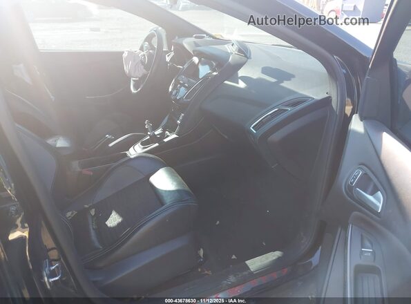 1FADP3L97HL306461 2017 FORD FOCUS ST Black Вид салону спереду