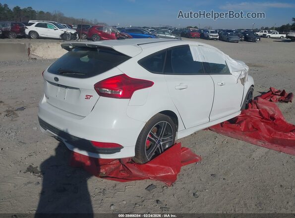 1FADP3L97JL309527 2018 FORD FOCUS ST Белый Задняя правая четверть
