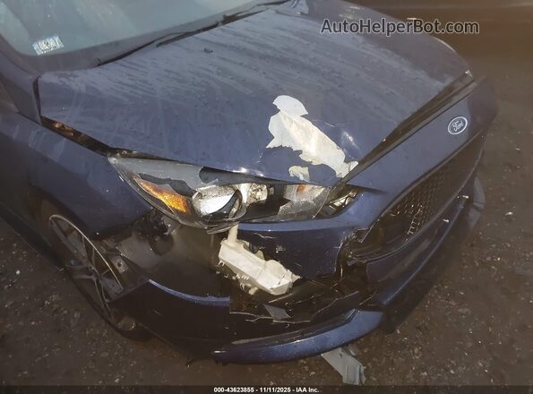 1FADP3L98HL240759 2017 FORD FOCUS ST Blue Widok z przodu