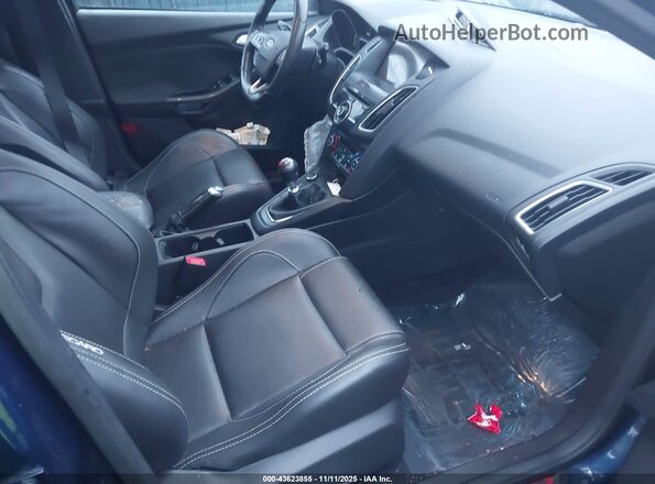 1FADP3L98HL240759 2017 FORD FOCUS ST Blue Widok wnętrza z przodu