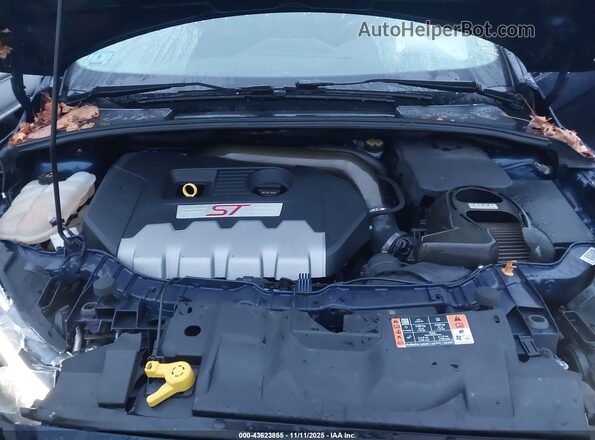 1FADP3L98HL240759 2017 FORD FOCUS ST Blue Widok z tyłu
