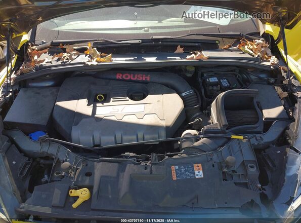 1FADP3L98HL282574 2017 FORD FOCUS ST Yellow Вид ззаду