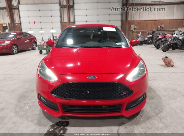 1FADP3L99GL273705 2016 FORD FOCUS ST Red Вид щитка приладів