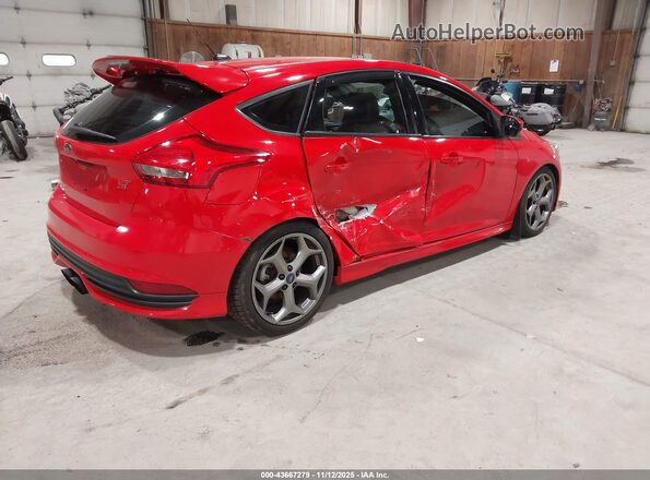 1FADP3L99GL273705 2016 FORD FOCUS ST Red Задня права чверть
