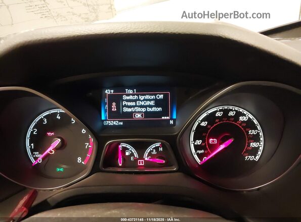 1FADP3L99GL295476 2016 FORD FOCUS ST Gray Вид задніх сидінь