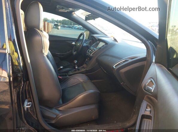 1FADP3L99GL361279 2016 FORD FOCUS ST Black Вид салону спереду