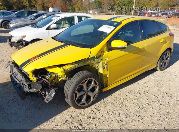1FADP3L9XHL319740 2017 FORD FOCUS ST Yellow Առջևի ձախ երեք քառորդ տեսարան
