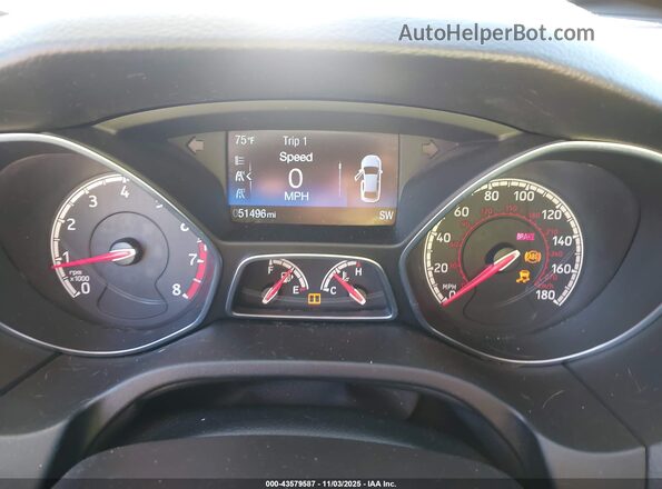 1FADP3L9XHL319740 2017 FORD FOCUS ST Yellow Հետևի նստատեղերի տեսք