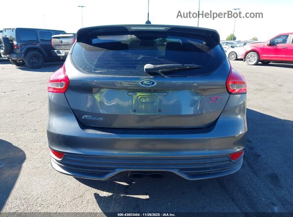 1FADP3L9XJL211513 2018 FORD FOCUS ST Gray 