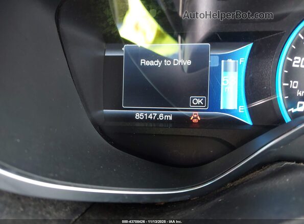 1FADP3R46GL306249 2016 FORD FOCUS ELECTRIC Белый Вид щитка приборов