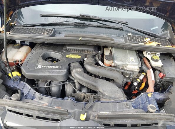 1FADP5AU2GL100580 2016 FORD C-MAX HYBRID Blue Vista trasera