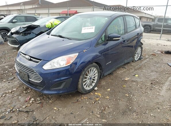 1FADP5AU2GL100580 2016 FORD C-MAX HYBRID Blue Vista tres cuartos delantera izquierda