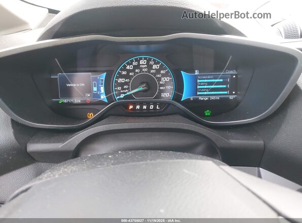 1FADP5AU8GL109915 2016 FORD C-MAX HYBRID White Widok tylnych siedzeń
