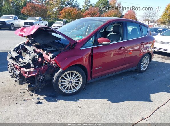 1FADP5BU6GL101844 2016 FORD C-MAX HYBRID Red Front left
