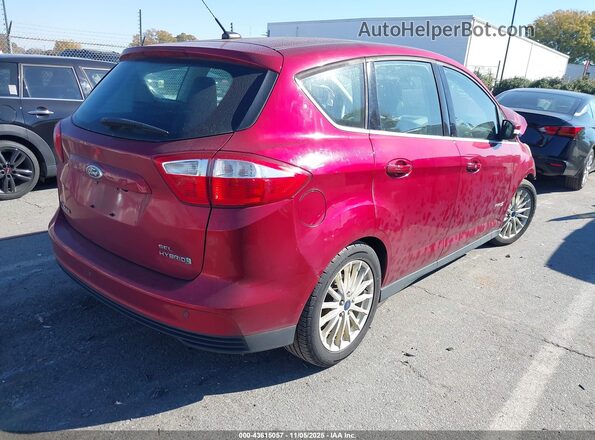 1FADP5BU6GL101844 2016 FORD C-MAX HYBRID Red Rear right