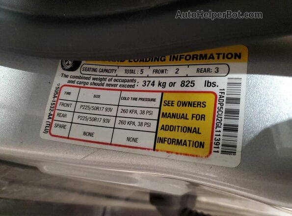 1FADP5CU2GL113911 2016 FORD C-MAX Silver ძრავის განყოფილების ხედი