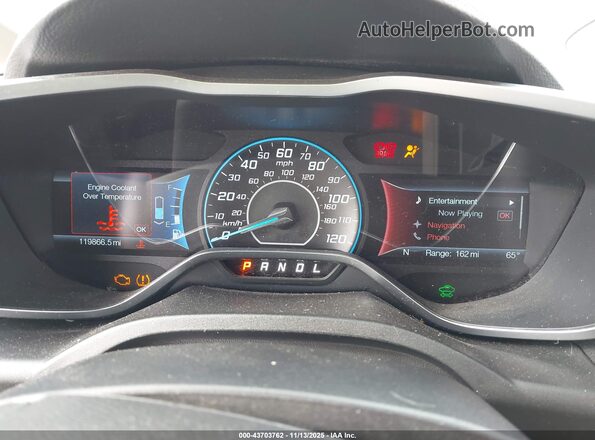 1FADP5CUXGL108360 2016 FORD C-MAX ENERGI Silver Widok tylnych siedzeń