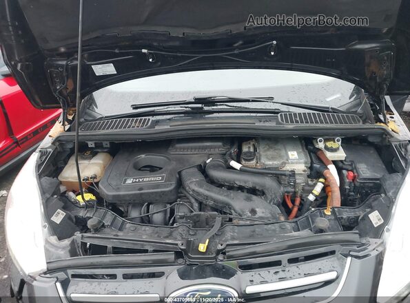 1FADP5DU2JL104535 2018 FORD C-MAX HYBRID Black Вид ззаду
