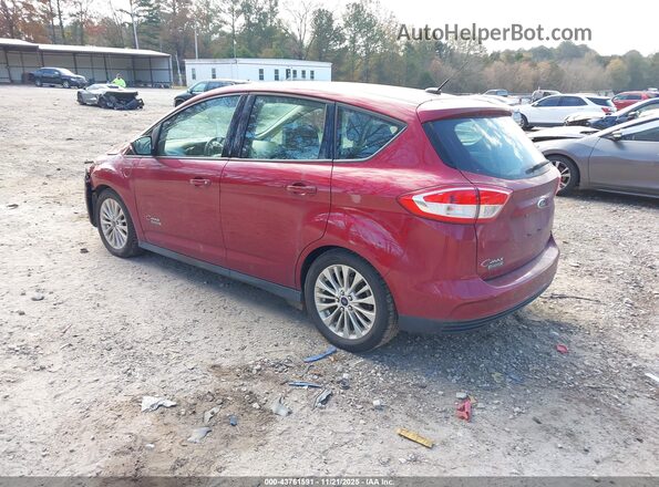 1FADP5EU2HL104575 2017 FORD C-MAX ENERGI Maroon Tył lewy