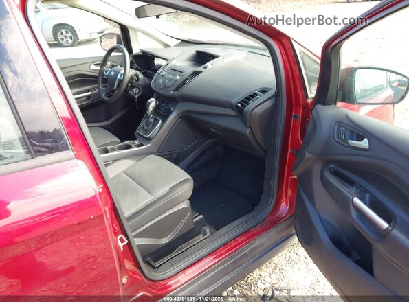 1FADP5EU2HL104575 2017 FORD C-MAX ENERGI Maroon Widok wnętrza z przodu