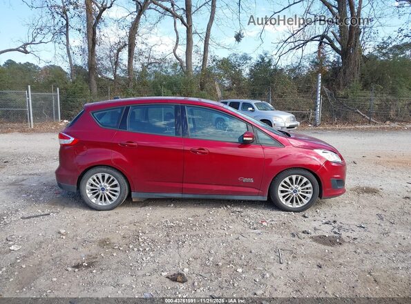 1FADP5EU2HL104575 2017 FORD C-MAX ENERGI Maroon Widok wnętrza z tyłu