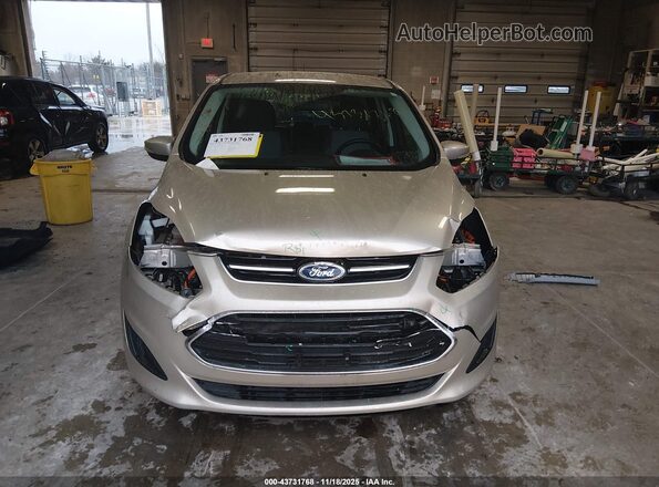 1FADP5EU2HL111140 2017 FORD C-MAX ENERGI Tan Vista del cuadro de instrumentos
