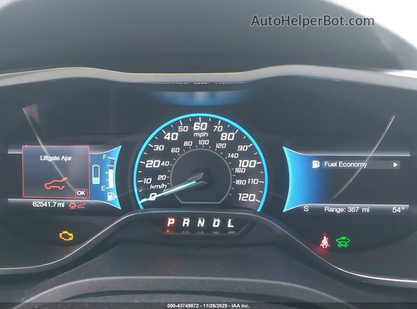 1FADP5EU7HL101557 2017 FORD C-MAX ENERGI Blue Vista de los asientos traseros