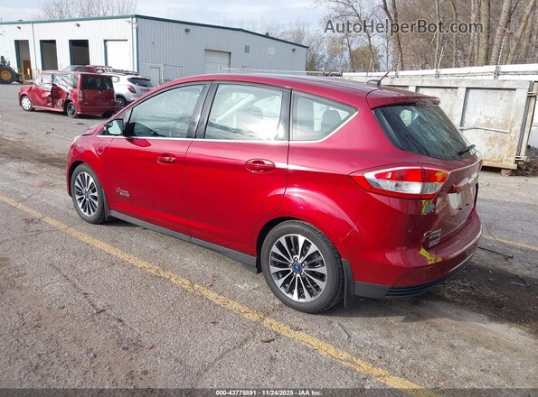 1FADP5FUXHL112244 2017 FORD C-MAX ENERGI Red Հետևի ձախ