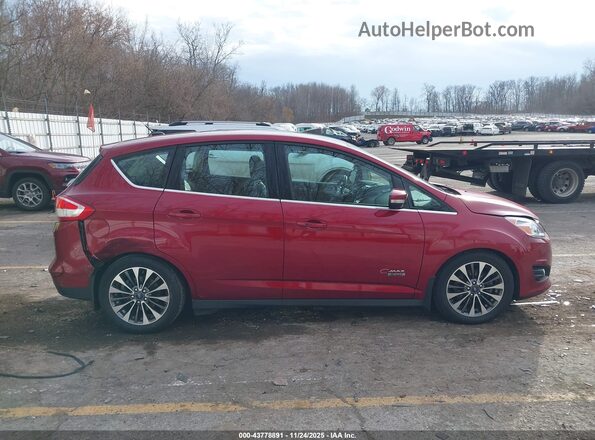 1FADP5FUXHL112244 2017 FORD C-MAX ENERGI Red Սալոնի հետևի տեսք