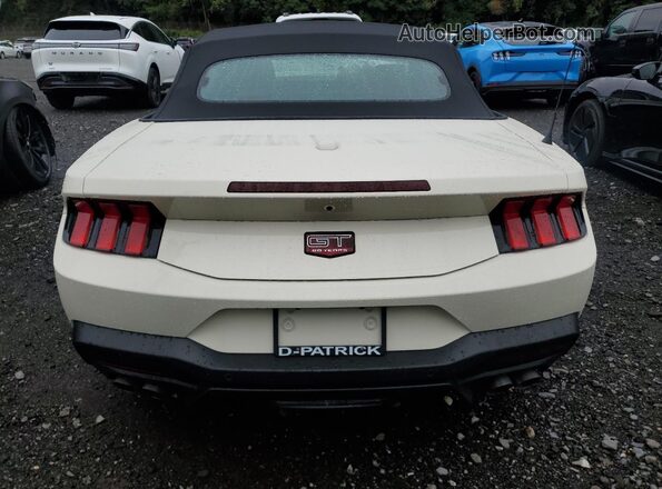 1FAGP8FF3S5113070 2025 FORD MUSTANG White Вид ззаду