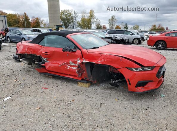 1FAGP8UH4R5134024 2024 FORD MUSTANG Красный Передняя правая четверть