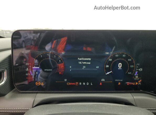 1FAGP8UH4R5134024 2024 FORD MUSTANG Красный Вид щитка приборов