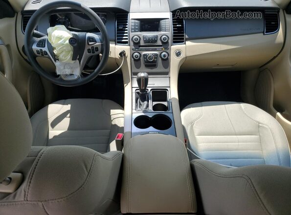 1FAHP2D81KG107780 2019 FORD TAURUS White Вид панелі приладів
