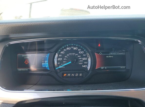 1FAHP2E82KG101114 2019 FORD TAURUS Charcoal Вид щитка приладів