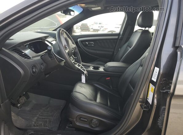 1FAHP2E82KG101114 2019 FORD TAURUS Charcoal Вид салону спереду