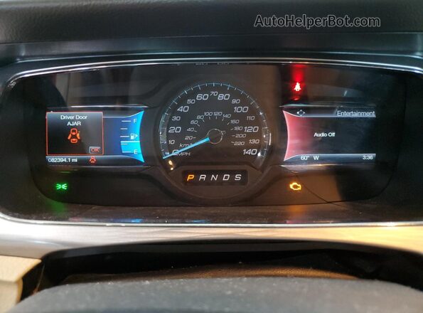 1FAHP2E83GG146196 2016 FORD TAURUS Red Vista del cuadro de instrumentos
