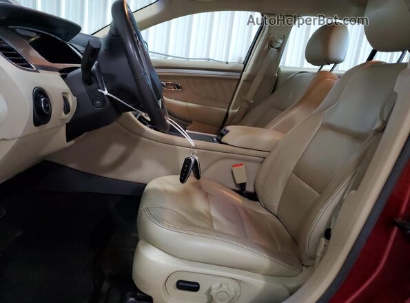 1FAHP2E83GG146196 2016 FORD TAURUS Red Vista interior delantera