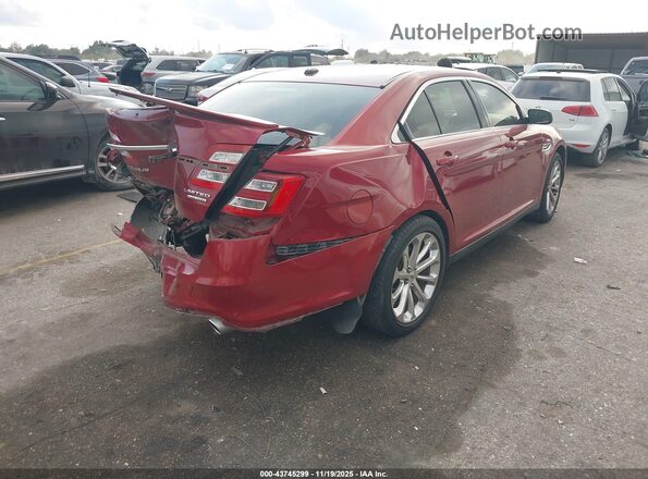 1FAHP2F83GG141224 2016 FORD TAURUS Red უკანა მარჯვენა