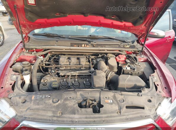 1FAHP2F83GG141224 2016 FORD TAURUS Red უკანა ხედი