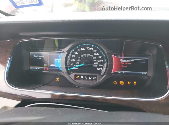 1FAHP2F83GG141224 2016 FORD TAURUS Red უკანა სავარძლების ხედი