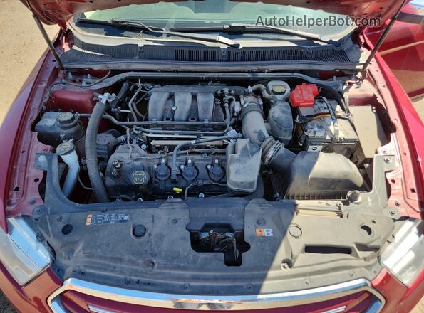 1FAHP2F8XKG102171 2019 FORD TAURUS Red Вид задньої частини салону