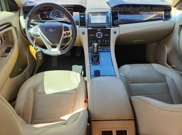 1FAHP2F8XKG102171 2019 FORD TAURUS Red Вид панелі приладів